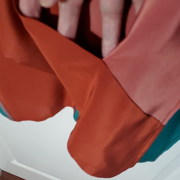 Mosswear Hand Painted 3-PC Silk Dress – Size M - Picture 5 of 12